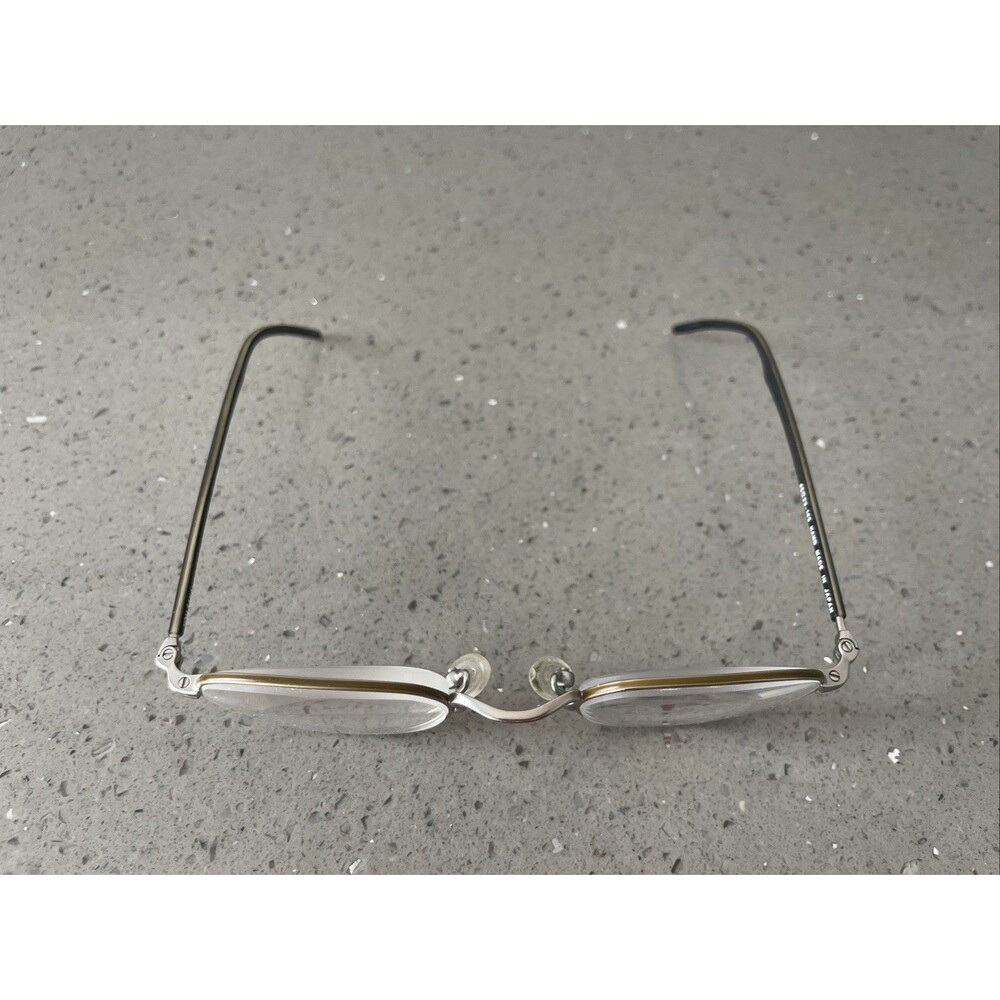 Koh Sakai Eyeglass Frames ONLY KS 9408 2 SLV Silver 45-23-145 Handmade in Japan - Picture 2 of 12